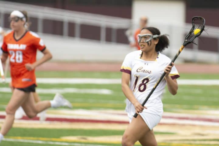 walsh university women's lacrosse player in game