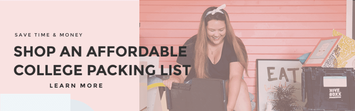 The Affordable College Packing List Where You Spend $500 or less