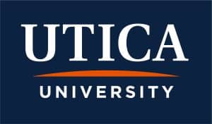 Utica University new logo 75th anniversary