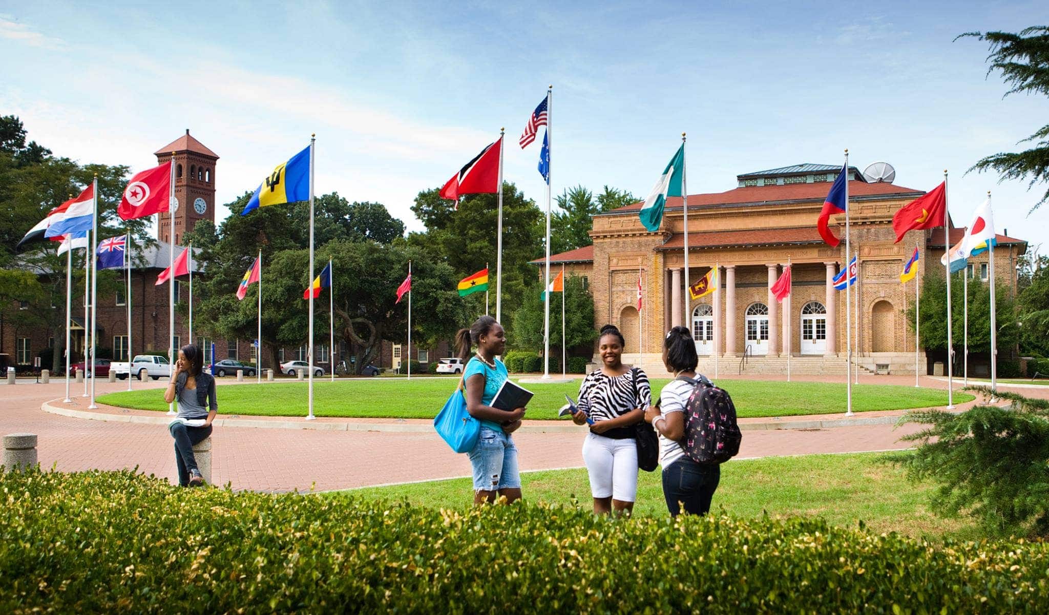 Hampton university library picture