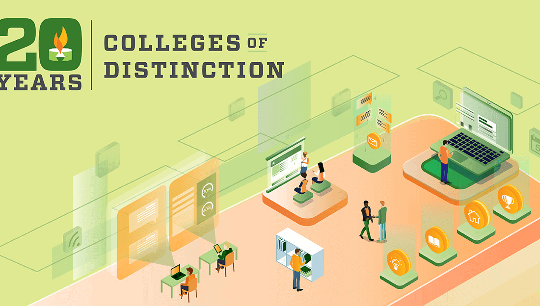 COLLEGES OF DISTINCTION CELEBRATES 20 YEARS OF STUDENT-CENTERED EDUCATION