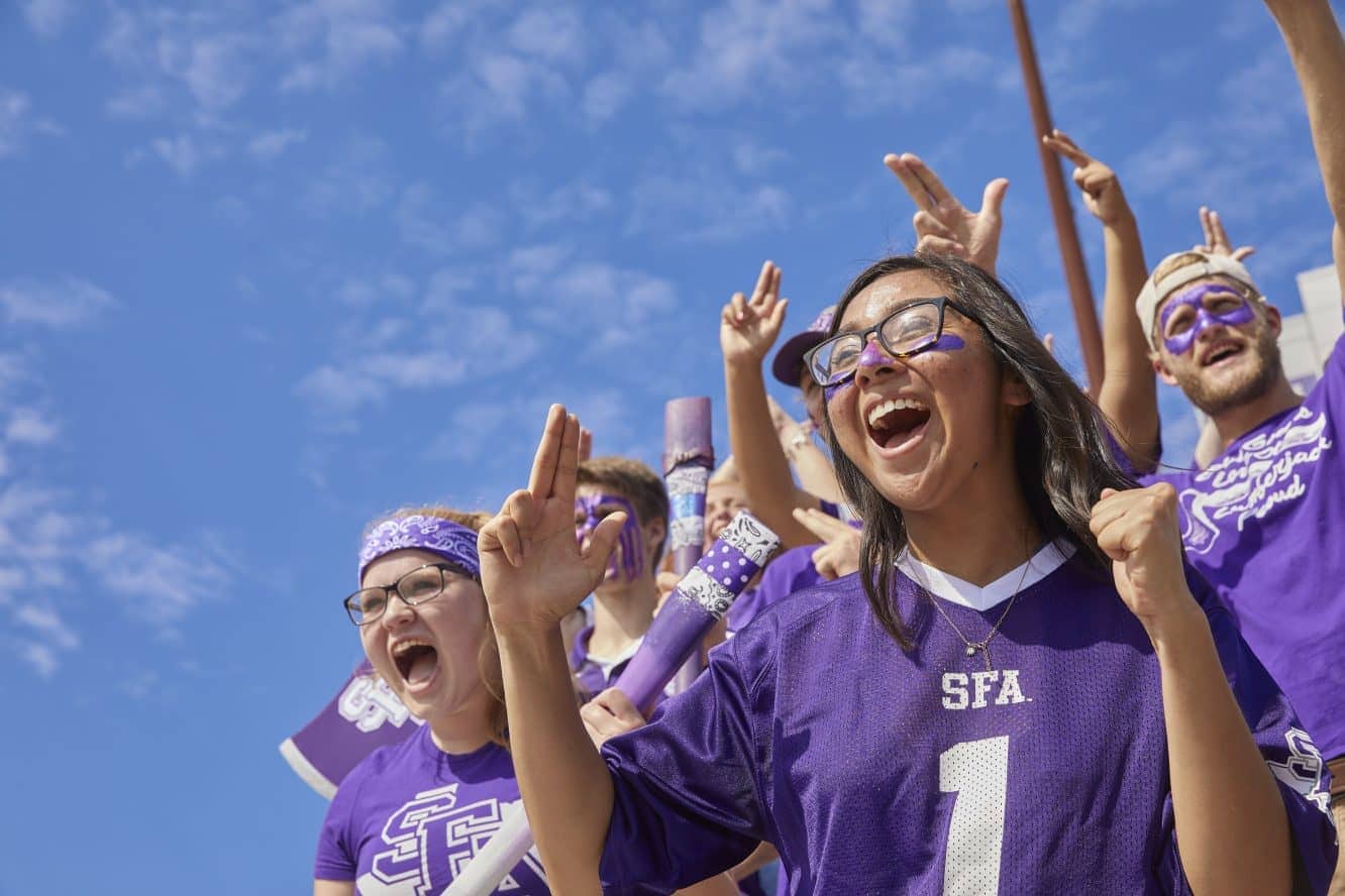 sfa lumberjacks hand sign