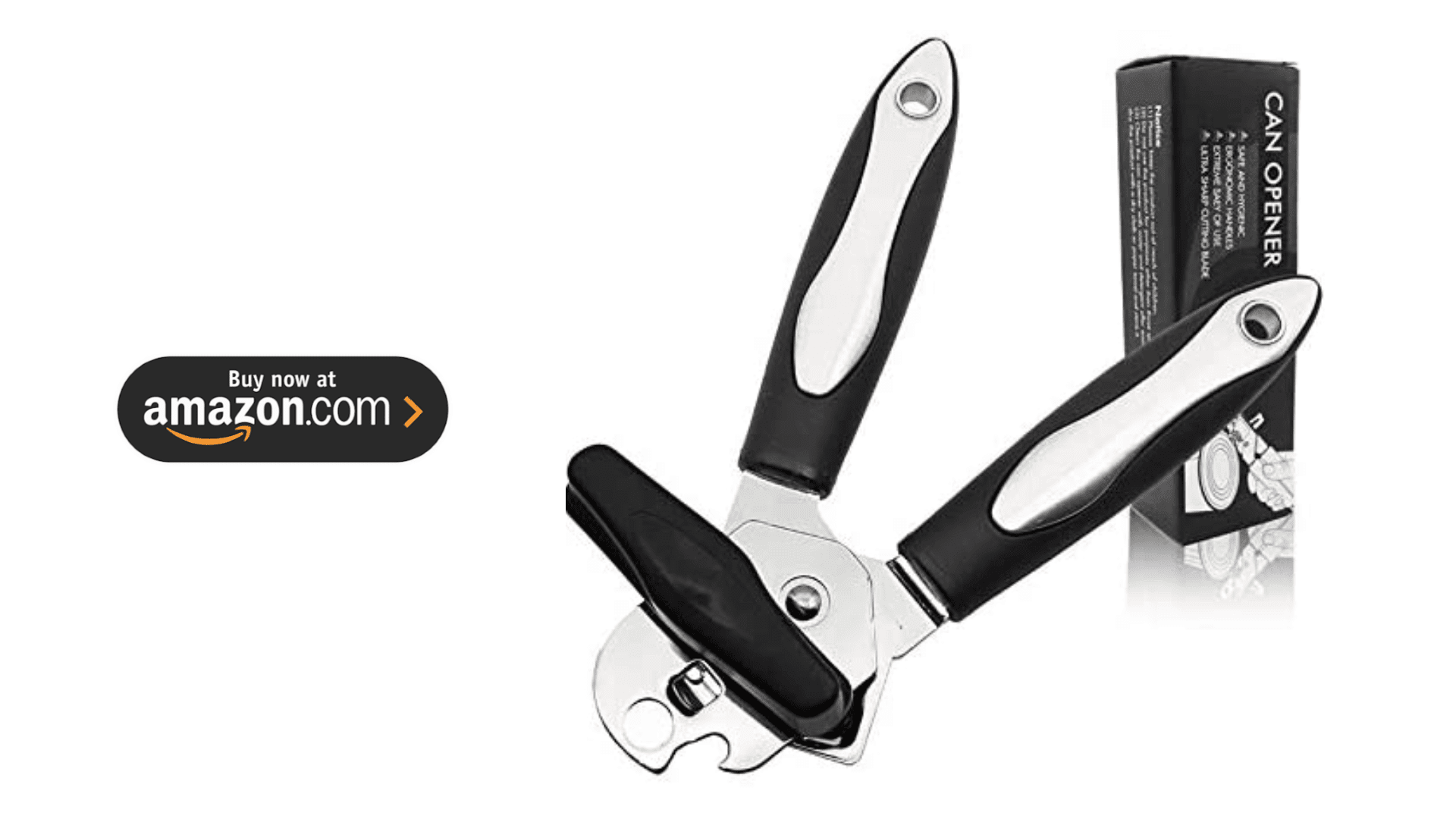 ADORIC Can Openers, Stainless Steel Manual Can Bottle Opener