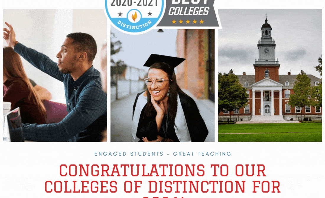colleges of distinction 2020-2021