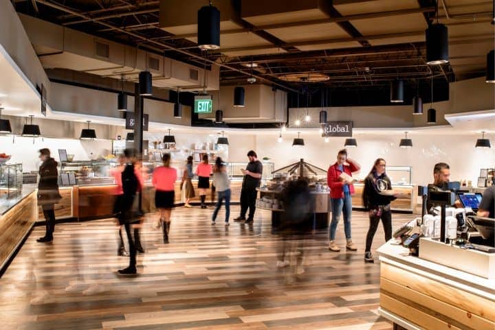 Regis University in Denver, Colorado dining halls