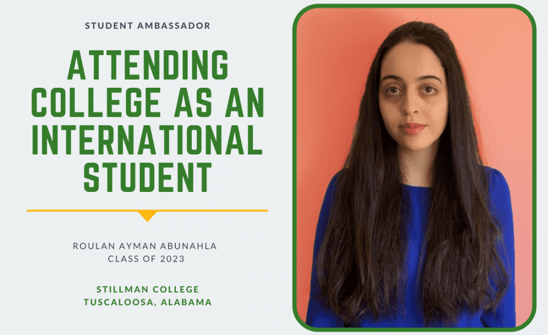 Student Ambassador – Roulan Ayman Abunahla Stillman College International Student