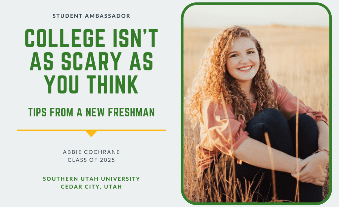 Abbie Cochrane Colleges of Distinction Student Ambassador Southern Utah University