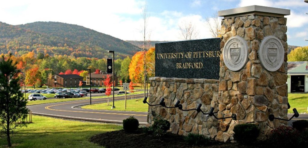 University of Pittsburgh at Bradford fall foliage 