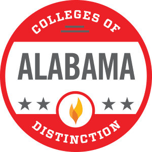 alabama colleges of distinction state badge