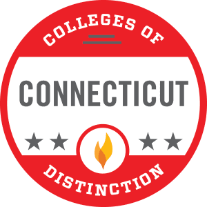 connecticut colleges of distinction state badge