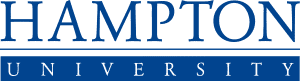 Hampton University wordmark stacked