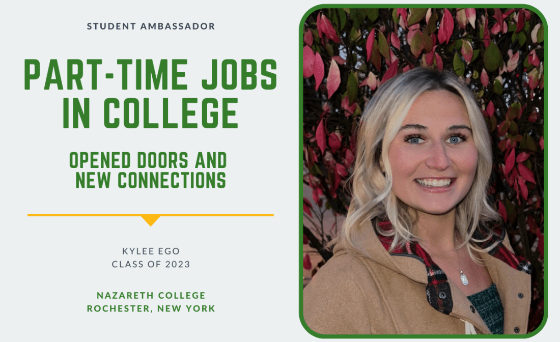 Kylee Ego Colleges of Distinction Student Ambassador for Nazareth College