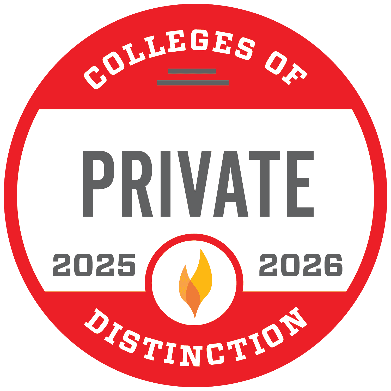 Private Colleges of Distinction award badge