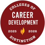 Career Development Colleges of Distinction award badge