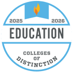 Education Colleges of Distinction award badge