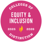Equity and Inclusion Colleges of Distinction award badge