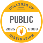 Public Colleges of Distinction badge