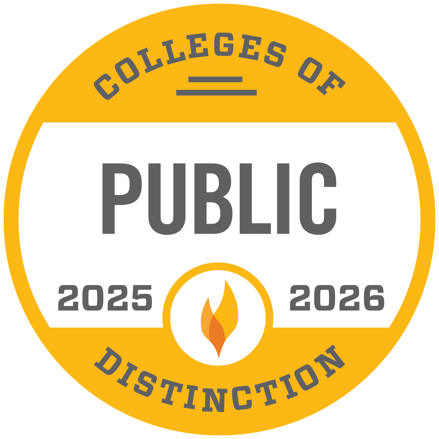 Public Colleges of Distinction badge
