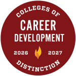 Career Development Colleges of Distinction award badge