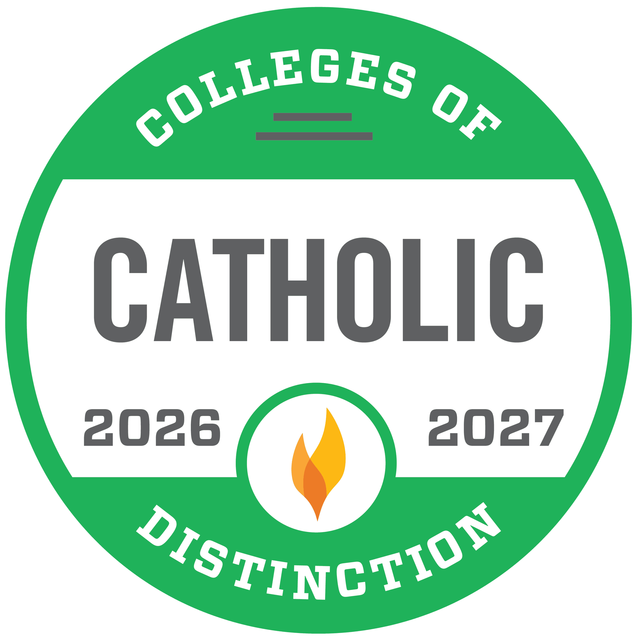 Catholic Colleges of Distinction badge