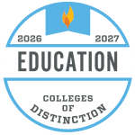 Education Colleges of Distinction award badge