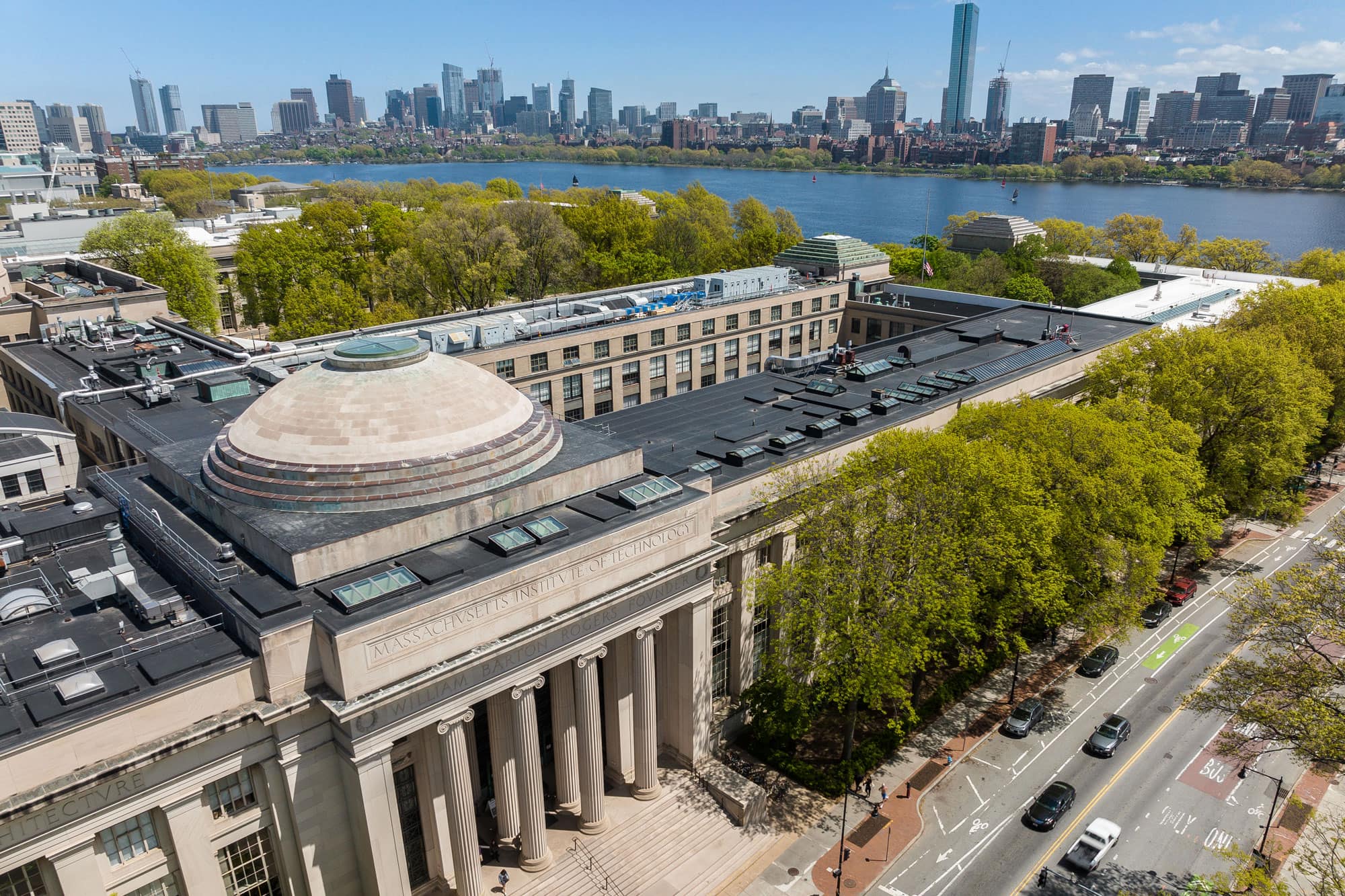 Massachusetts Institute of Technology with city in background