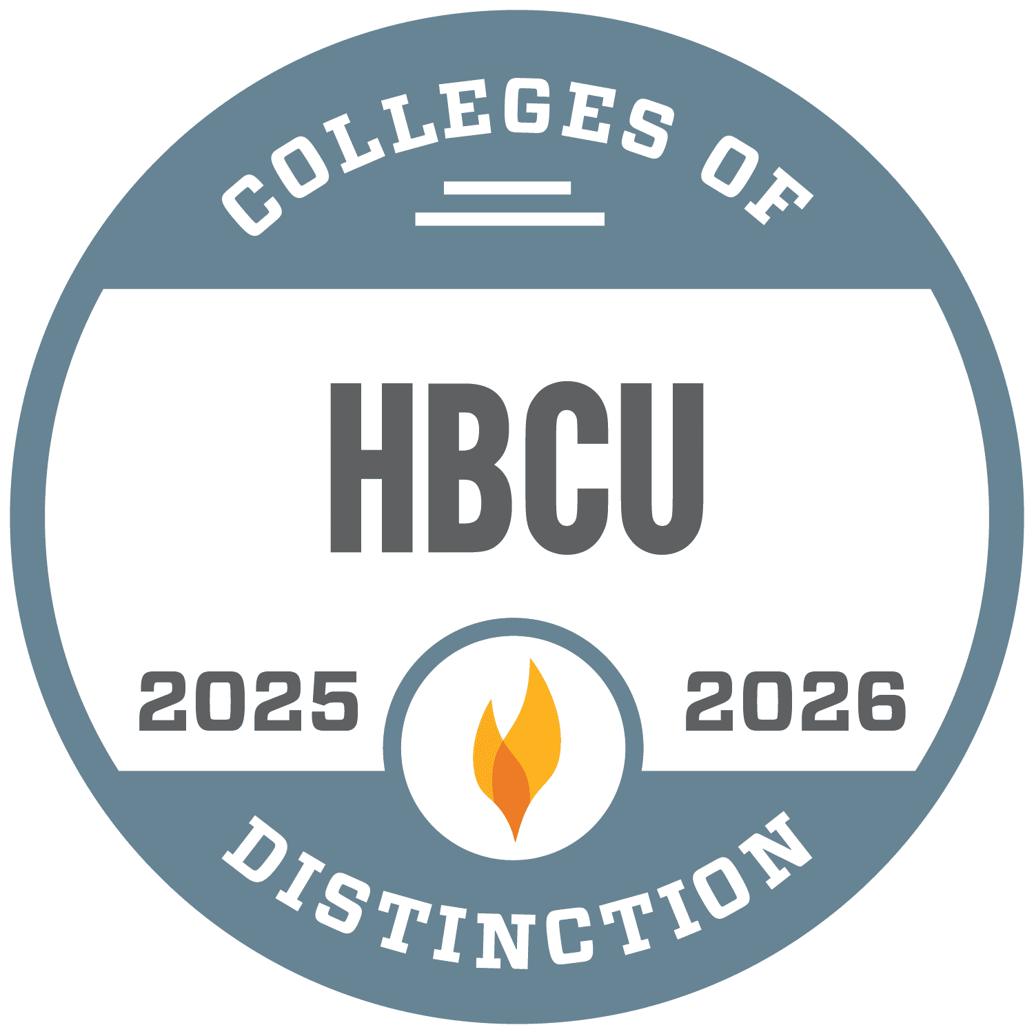 HBCU Colleges of Distinction award badge